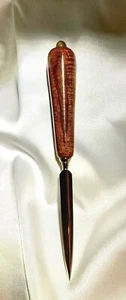 Executive Tiger Curly Koa Wood Letter Opener 7 5/8" - Picture 1 of 4