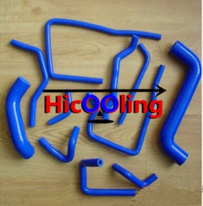 Blue Hose IMPREZA WRX STI GDA GDB EJ207 2002-2007 For SUBARU Silicone Radiator - Picture 1 of 6