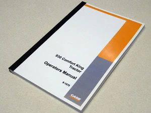 Case 930 Comfort King Tractor Operators Manual Owners Maintenance Book NEW - Picture 1 of 5