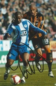 WIGAN: TITUS BRAMBLE SIGNED 6x4 ACTION PHOTO+COA - Picture 1 of 1