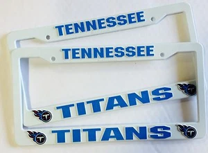 2 Tennessee TITANS License Plate Frame NEW Auto Truck FREE U.S.A. SHIPPING - Picture 1 of 3