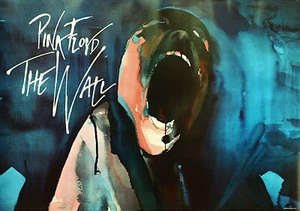 Pink Floyd - The Wall - Original Poster by Gerard Scarfe - Picture 1 of 5