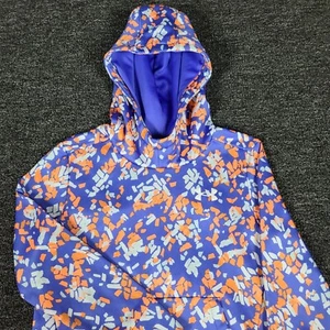 Under Armour Hoodie Boys Small Loose Fit Outdoor School Play Casual Pullover - Picture 1 of 6