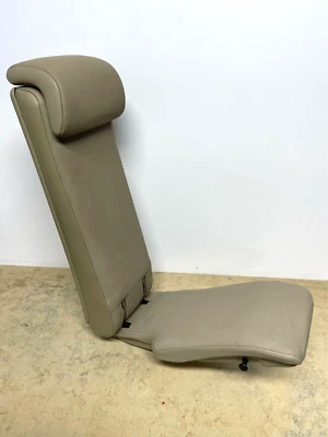 2008-2013 Toyota Highlander Second 2nd Row Middle Folding Jump Seat Leather TAN - Imagem 1 de 4