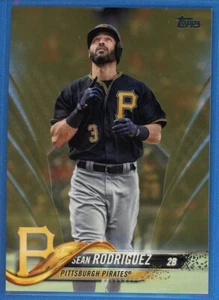 2018 Topps Update Series GOLD #US108 Sean Rodriguez Pittsburgh Pirates #/2018 - Picture 1 of 2