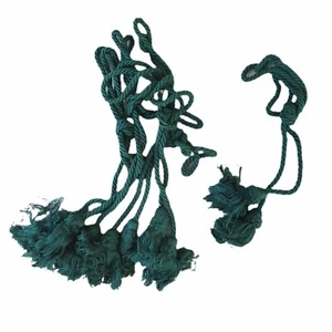 Curtain Tieback Tassel Twisted Rope Small Art Craft Supply Dark Green 42" Ct 5 - Picture 1 of 3