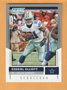 Tarjeta de puntuación Ezekiel Elliott Dallas Cowboys 2017 #291 Ohio State Buckeyes 4G - Imagen 1 de 1