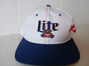 Miller Lite Beer I Like Light! American Flag 1990's Rare Vintage Hat Cap (NEW) - Picture 1 of 7