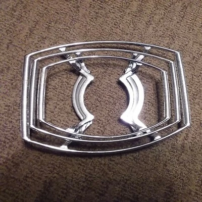 Corning Ware Casserole Holders Set of 3 Chrome Metal Rack Trivet Cradles  - Image 1 of 4