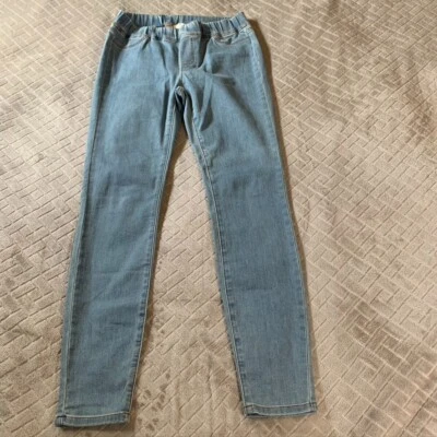 Eileen Fisher Womens XS Denim Jeans Blue Skinny Pull On Organic Cotton Blend - Image 1 of 4