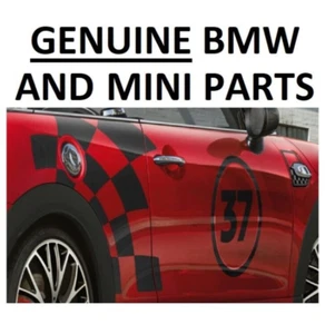 GENUINE MINI F56 F57 JCW Racing Side Decal Set 51142365018. No. 37, BLACK. 31A - Picture 1 of 4