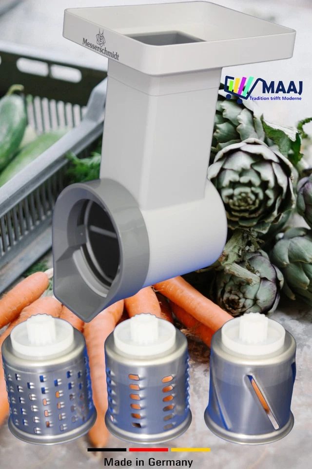 GEMÜSESCHNEIDER RAFFELVORSATZ VEGETABLE SLICER DRUM MESSERSCHMIDT ZYLISS JUPITER - Bild 1 von 4