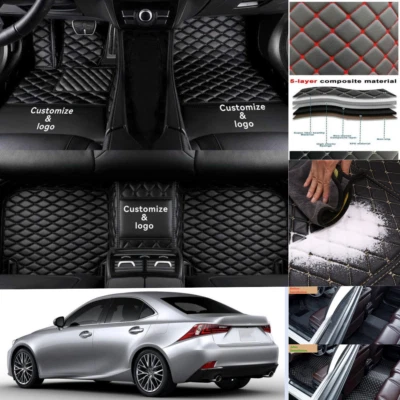 Alfombrillas de coche para Lexus IS IS 350C alfombrillas de lujo revestimientos interiores alfombras  Foto 1 de 4