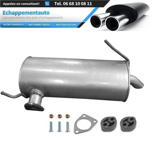 Mitsubishi Outlander III 2.0 2.2D (ab 2012) Silencieux arrière échappement - Photo 1/1