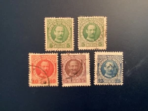 ICOLLECTZONE US Possession Danish West Indies DWI 43, 43, 44-45, 47 Fine used - Picture 1 of 2