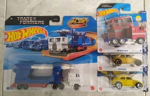 Lotto Hot Wheels Transformers Ultra Magnus + Optimus + Bumblebee 1:64 - Imagen 1 de 12