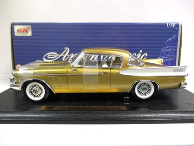 ANSON - 1957 STUDEBAKER GOLDEN HAWK (GOLD) - 1/18 DIECAST - Image 1 of 4