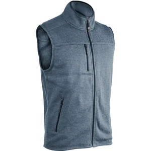 NEW Sun Mountain Men’s LARGE Blue Headwall Vest Knit Full-Zip Pockets Wind Resis - Picture 1 of 3
