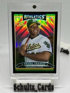 2006 Topps Chrome RARE SSP BLACK REFRACTOR /549 Frank Thomas #94 HOF - Picture 1 of 8