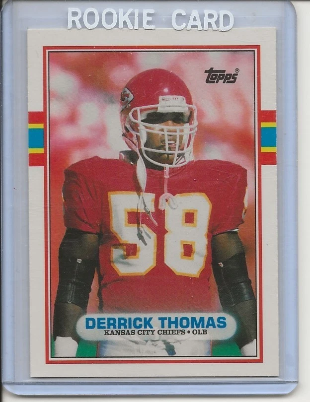 1989 Topps Traded - Derrick Thomas #90T (RC) - Image 1 of 1