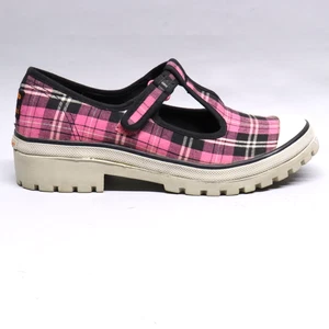 Vintage Rocket Dog rosa schwarz kariert klobiger Absatz Mary Jane Klettverschluss Damen 7 - Bild 1 von 11