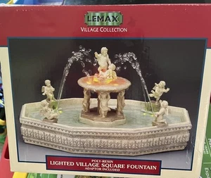 Fuente cuadrada iluminada Lemax Christmas Village Collection - Imagen 1 de 2