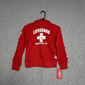 Lifeguard Official Licensed Hoodie Sweatshirt Destin Florida Red Youth Small 7/8 - Picture 1 of 7