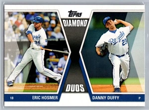 2011 Topps Update #DD-16 Eric Hosmer Danny Duffy Diamond Duos Kansas City Royals - Picture 1 of 2