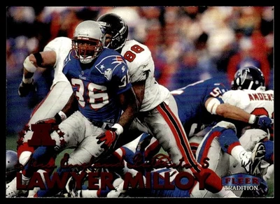 1999 Fleer Tradition Lawyer Milloy New England Patriots #209 - Image 1 of 2