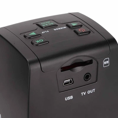 Film Scanner 22MP 2.4in TFT LCD Screen Converts 35mm 126 110 Slide Negative Film - Image 1 of 4