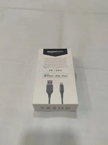 Amazon Basics 3 Feet USB-A Cable With Lighting Connector - Picture 1 of 4
