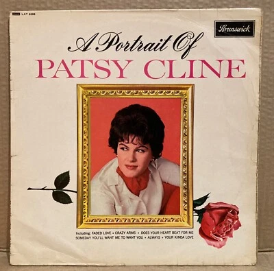 Patsy Cline Portrait Brunswick LP 1964 Country Queen  - Image 1 of 4