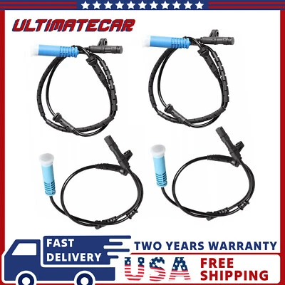 4X Sensor de velocidad de rueda ABS delantero trasero para 02-08 Mini Cooper R50 R52 R53 1,6 L Foto 1 de 4