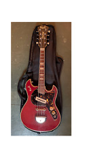1960s Electric Mandolin - Kent model 744 - RARE - depthy red & crazy binding!! for sale
