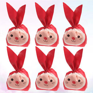 50 Bunny Cellophan-Taschen für Süßigkeiten & Kekse