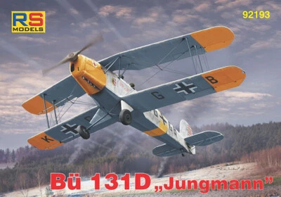 Bü 131D "Jungmann", M 1/72, RS Models 92193 Plastikmodellbau