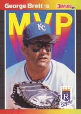 1989 Donruss Bonus MVP's Baseball #BC7 George Brett 