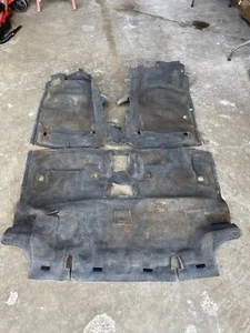 99-01 ISUZU VEHICROSS OEM Front & Rear Gray Carpet Set Cloth Molded #1353E - Picture 1 of 7