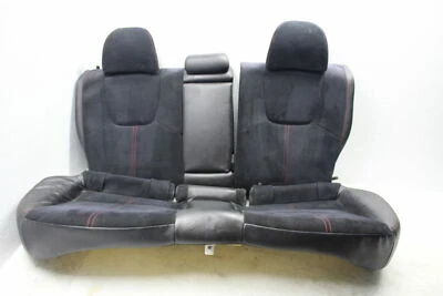 08-14 2008-2014 SUBARU IMPREZA WRX STI ASIENTOS TRASEROS GAMUZA NEGRA ALCANTARA OEM Foto 1 de 4