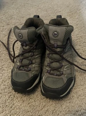 Merrell Women's Moab 3 Mid Hiking Boot Sz 7.5 (VGUC) - Image 1 of 4