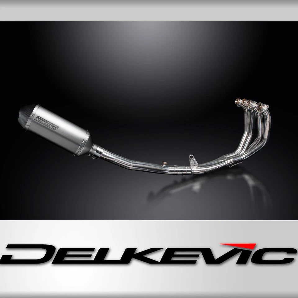 Silenciador escape completo Honda CBR600 F4I 2001-2006 4-1 10" X-OVAL TITANIO Foto 1 de 4