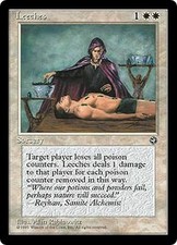 MTG MAGIC THE GATHERING - LEECHES - HOMELANDS - NEAR MINT!