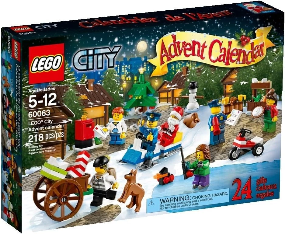 Lego City Town 60063 ADVENT CALENDAR 2014 New Sealed - Image 1 of 4