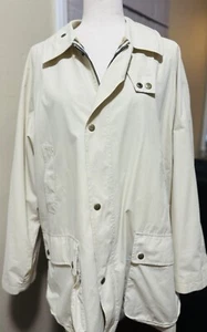 Burberrys Vintage Front Zip, Button Up Windbreaker, Jacket, Coat, Sz Med, w COA - Picture 1 of 14