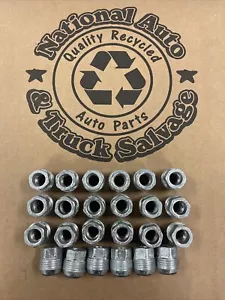 24 Dual Thread GM OEM Lug Nuts M14x1.5 For Chevy Silverado Tahoe GMC NTO - Picture 1 of 4