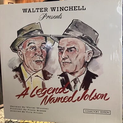 Al Jolson THE LEGEND By Walter Winchell Sealed Lp Never Played - Image 1 of 2
