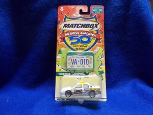 2001 Matchbox Across America 50th Birthday Series Virginia Chevrolet Impala - Picture 1 of 2