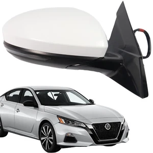 Espejo retrovisor lateral derecho pasajero para Nissan Altima 2019-2024 luz giratoria eléctrica térmica - Imagen 1 de 5