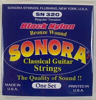 Sonora Classical Strings Black Nylon. Juego De Cuerdas Para Guitarra Clásica • 9€