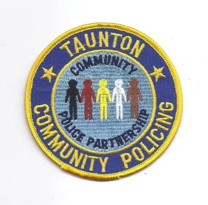 **TAUNTON MASSACHUSETTS COMMUNITY POLICING POLICE PATCH** - Picture 1 of 1